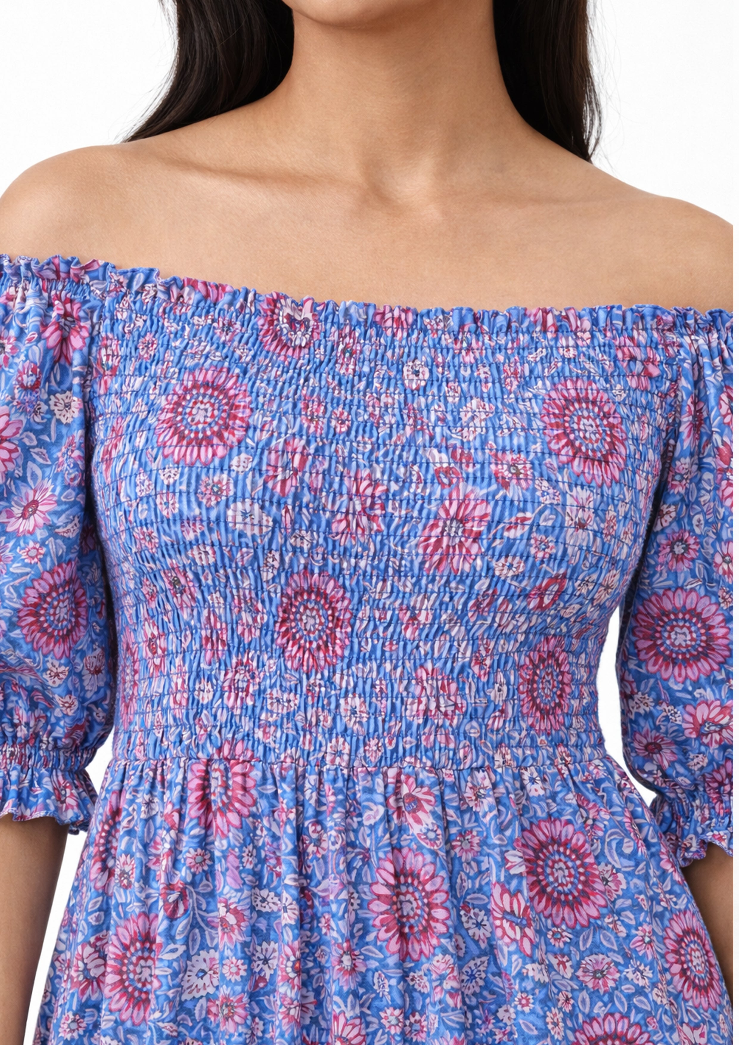 Neelam Bloom Cotton Dress