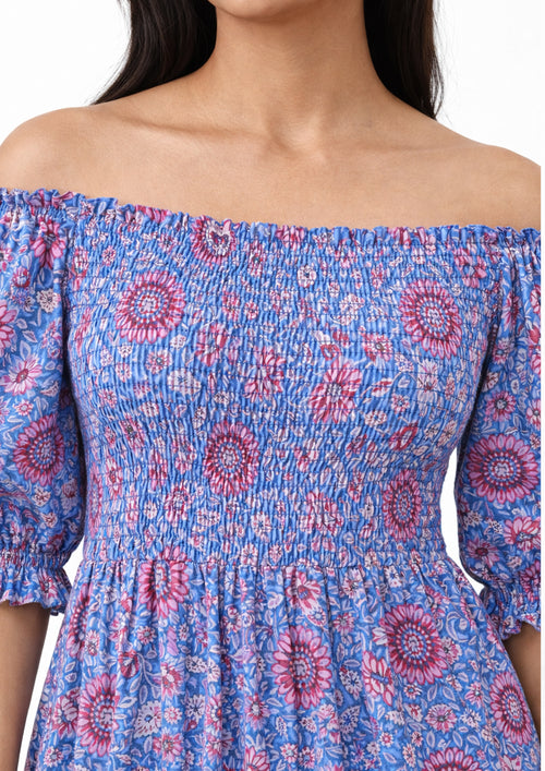 Neelam Bloom Cotton Dress