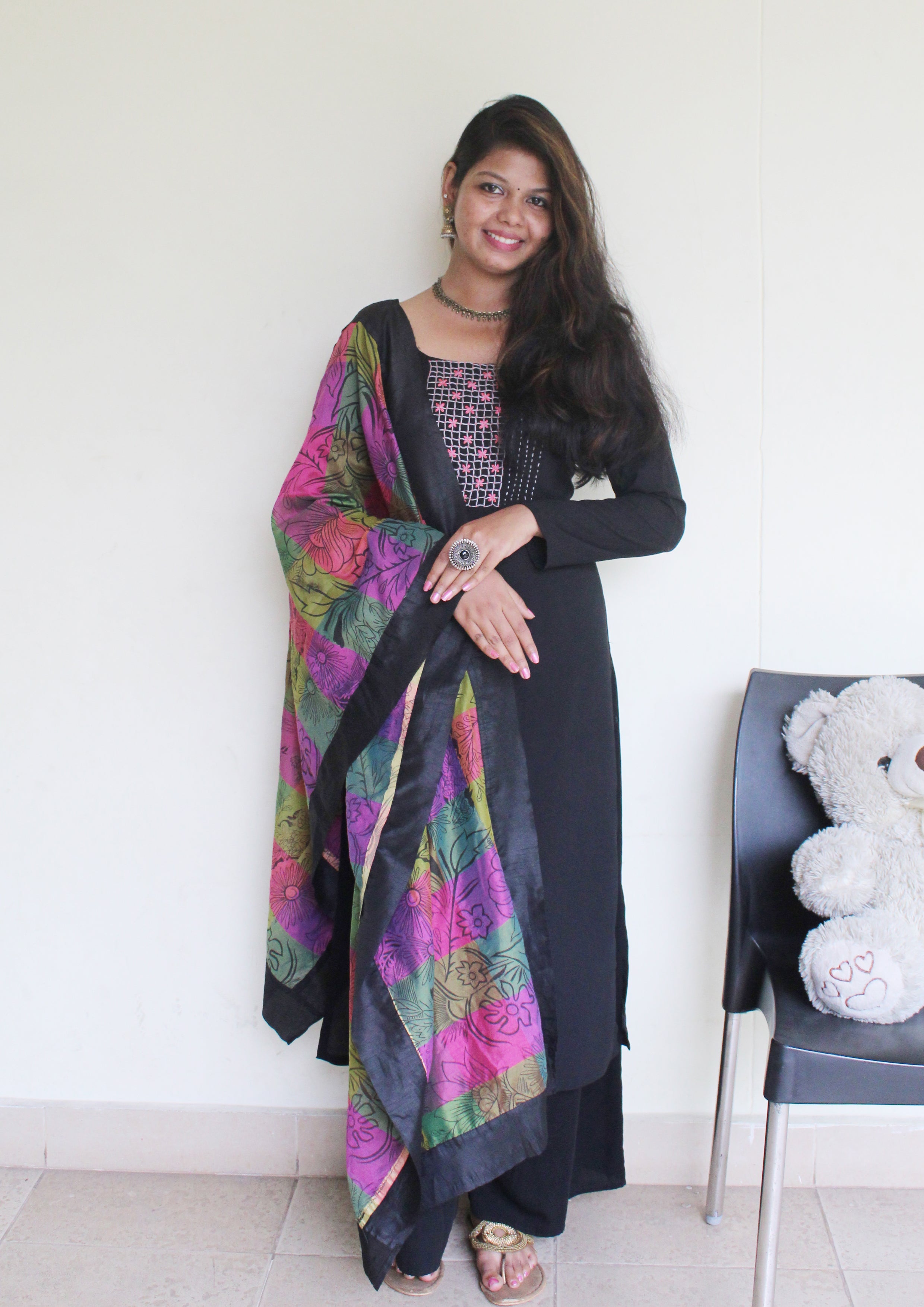 Black Kurta Set